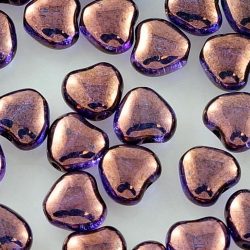 Heart Shaped Small Czech Beads