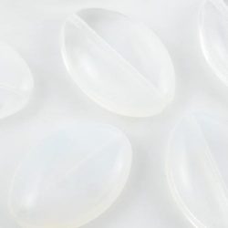 Flat Oval Czech Beads