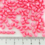 Pinch Czech Beads - Alabaster Pink Rose Silk Matte - 5mm