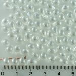 Teardrop Czech Beads - Crystal Luster - 7mm