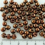 Mushroom Czech Beads - Metallic Bronze - 6mm