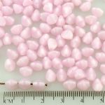 Pinch Czech Beads - Light Pink Satin Opal - 7mm