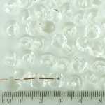 Mushroom Czech Beads - Crystal Clear - 9mm