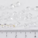 Pinch Czech Beads - Crystal Clear - 7mm
