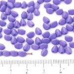 Pinch Czech Beads - Purple Violet Silk Matte - 5mm