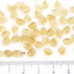 Pinch Czech Beads - Matte Yellow Topaz - 7mm