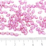 Pinch Czech Beads - Crystal Purple Pink - 5mm