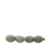 Pinch Czech Beads - White Alabaster Opal Gray Luster - 5mm