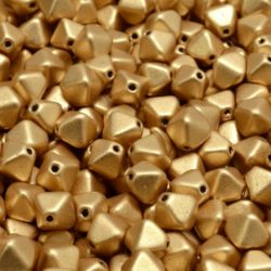 Faceted Bicone Pyramid Becone Czech Beads