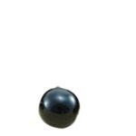 Round Czech Beads - Opaque Jet Black - 10mm