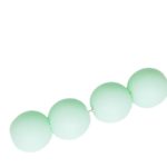 Round Czech Beads - Matte Light Green Chrysolite Opaque - 6mm