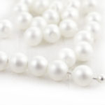 Round Czech Beads - White Pearl - 4mm