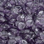 Flower Petal Czech Beads - Crystal Light Purple - 8mm x 7mm