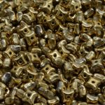 Orion Star Seed Czech Beads - Gold - 3mm x 5mm