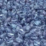 Star Czech Glass Beads - Picasso Crystal Blue Terracotta - 6mm
