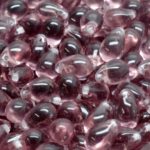 Teardrop Czech Beads - Crystal Amethyst Purple - 6mm x 9mm