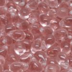Teardrop Czech Beads - Crystal Pink - 6mm x 9mm
