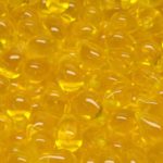 Teardrop Czech Beads - Crystal Light Amber Yellow Clear - 6mm x 9mm
