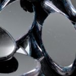 Oval Window Table Cut Flat Large Czech Beads - Picasso Opaque Jet Black Luster - 37mm x 19mm